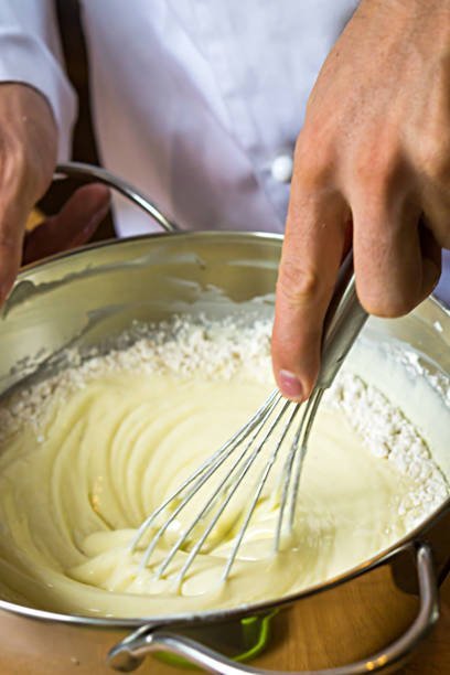 Stir cheesecake mixture